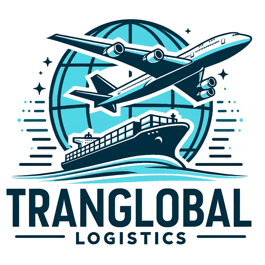 Airplane and cargo ship representing global logistics services.
