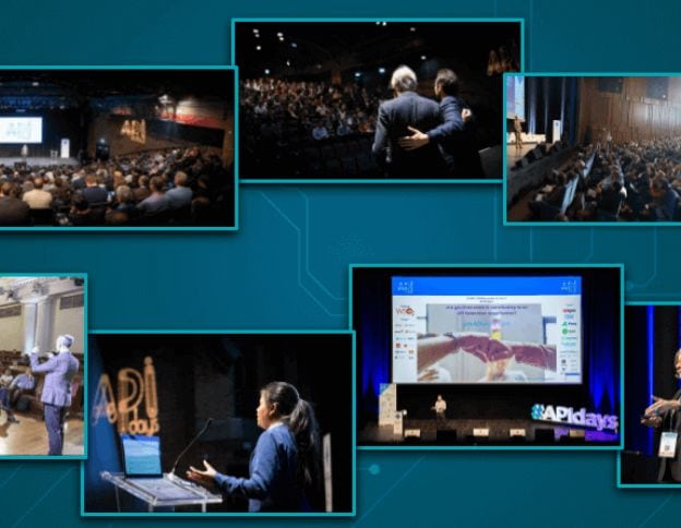 AI and ML conference with speakers and audience.