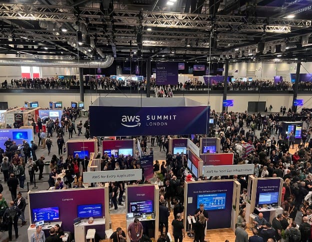 AWS Cloud Consulting and AI solutions at AWS Summit London.