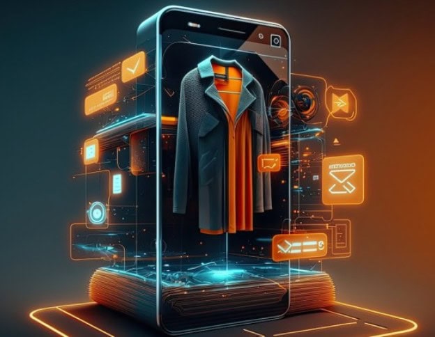 Powered virtual fitting room for retail stores.