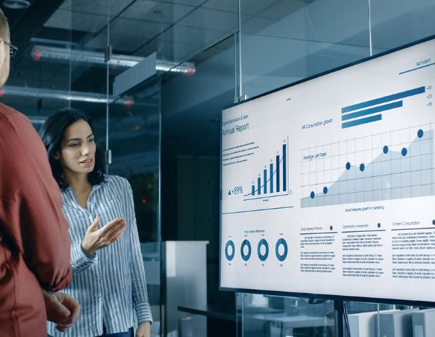 AI and ML Data Visualization for Business Insights.