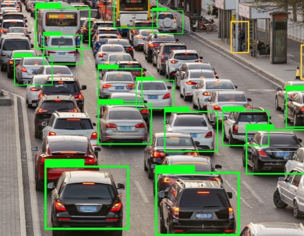 Powered vehicle detection and traffic analysis using machine learning technology.