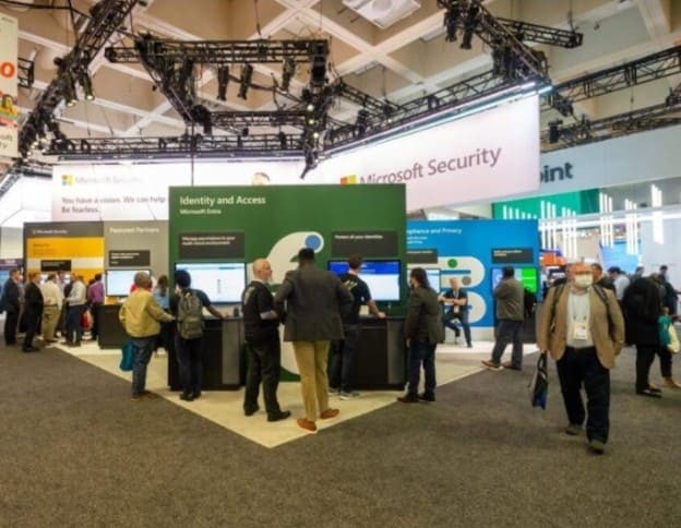 EDR solutions showcased at Softinator TechLabs booth for cybersecurity.