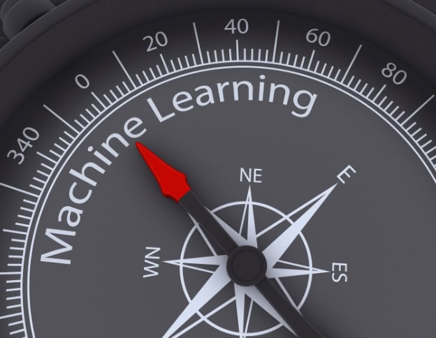 AI and ML development tools displayed on a compass-themed interface.