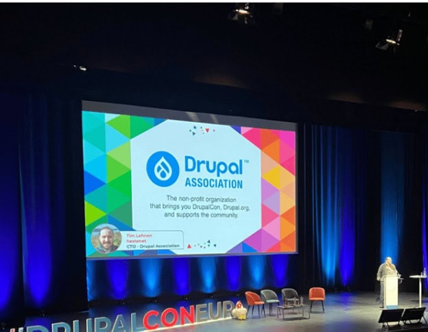 Drupal association presentation at Softinator TechLabs conference.