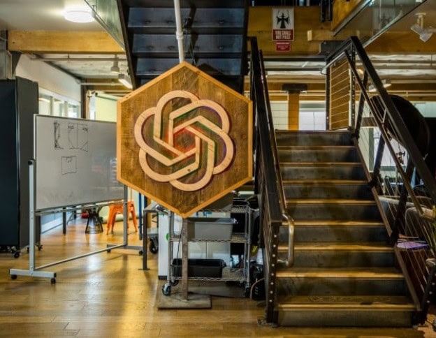 Modern tech workspace with AI and ML focus at Softinator TechLabs.