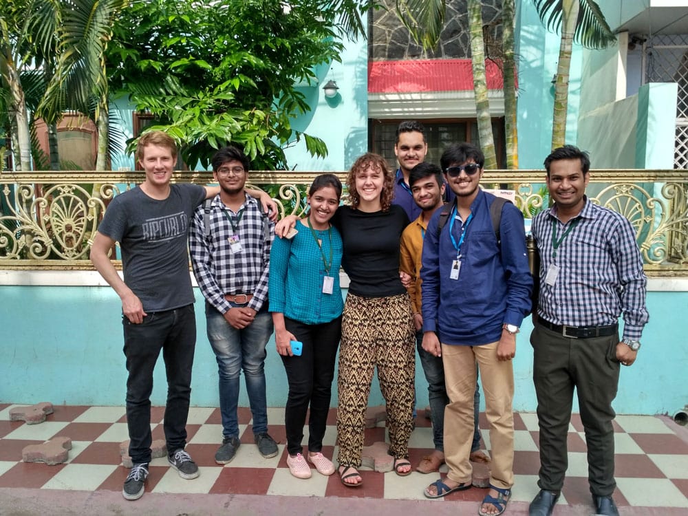 Diverse team of AI and ML developers at Softinator TechLabs.