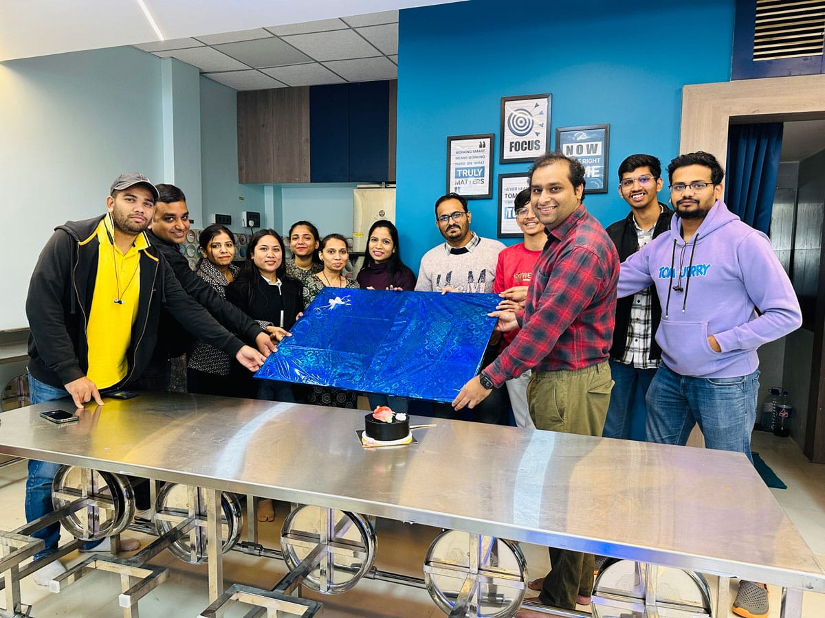 Diverse team of AI and ML developers at Softinator TechLabs.